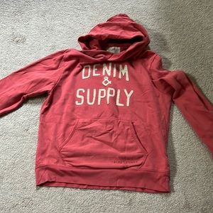 Ralph Lauren Denim and Supply Men’s Hooded Sweatshirt Size Large